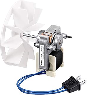 Bathroom Vent Fan Motor and Blower Wheel Replacement Electric Motors Kit Compatible
