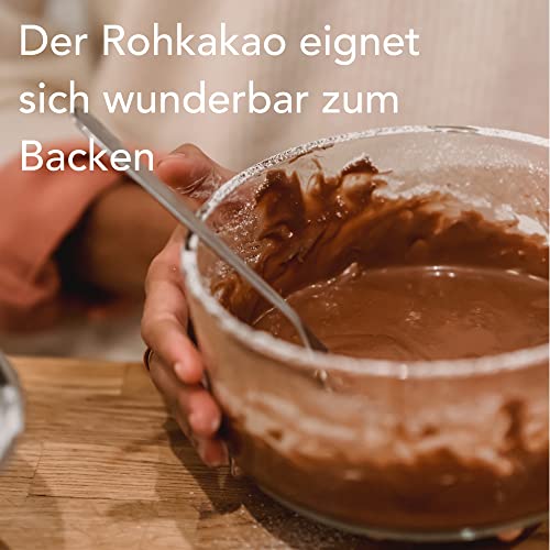 Cacao en polvo orgánico crudo de Perú | 100% natural sin azúcar | Raw Cacao Powder⦠(400 g) - Imagen 6