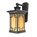 YXLMAONY Lampada da Parete Interno Alluminio all'aperto impermeabile parete applique lampada europea retrò sabbia nera balcone corridoio esterno parete luce vintage illuminazione industriale villa cor