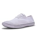 Action Unisex Kids White & Black Canvas School Shoes-APTP-T1 WM-White-11C Age 4.5-5 Years/Length 19.45 cms gallery image