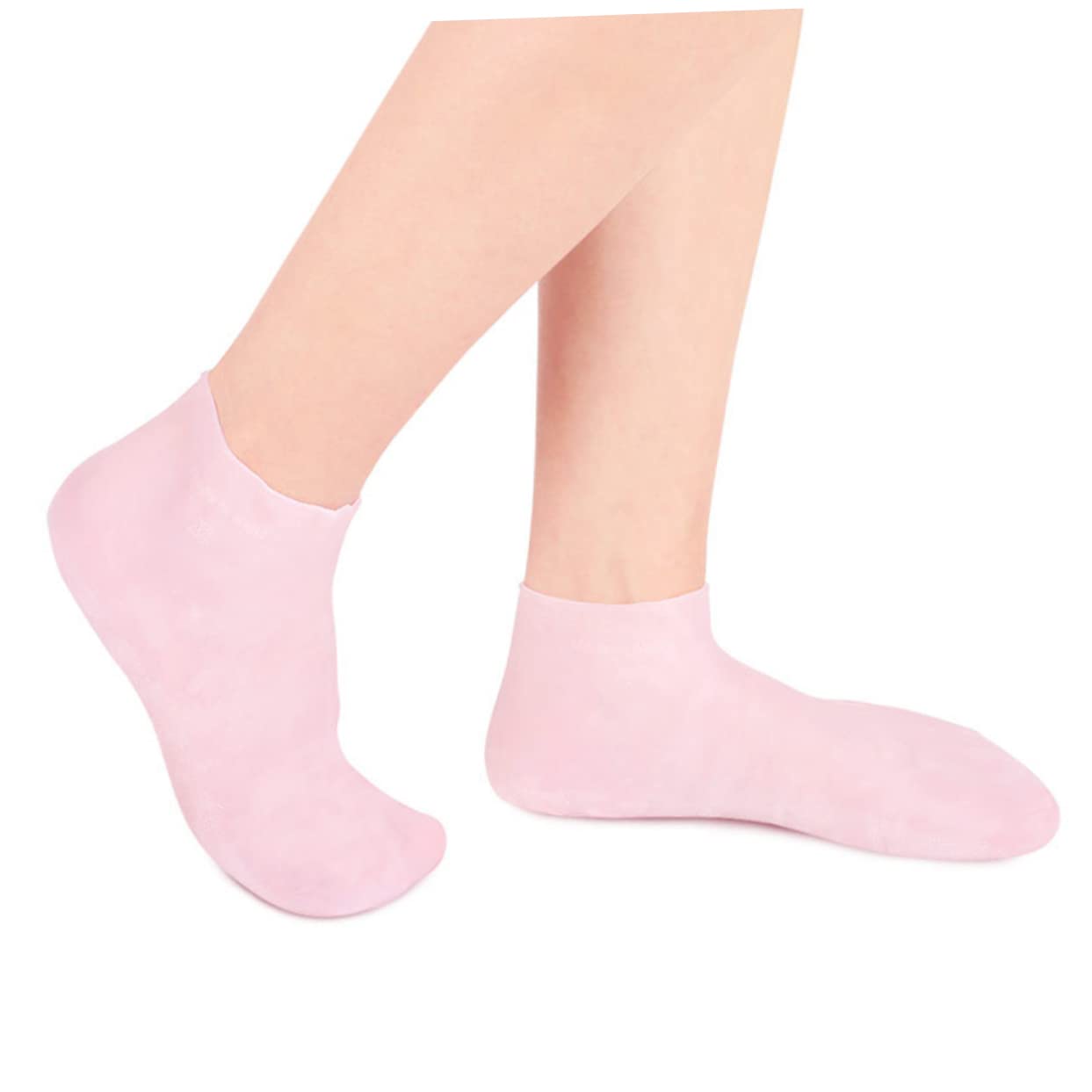 Feuchtigkeitsspendende Sebs Fußsocken 41-43, Rosa, 1 Paar
