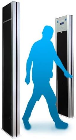 Single Wall 10 Zone Walk-Through Metal Detector,Metal Detector Door Frame,Door Sensor,Detector Sensor,Airport Baggage Scanner Safety,Metro and Train Station Checkpoint Detector