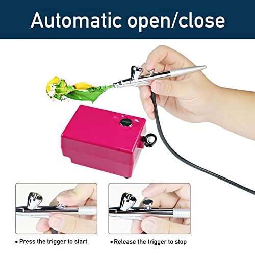 Hubest Airbrush Makeup System Kit Beauty Cosmetic 3 Level Pressure Adjustable #TOP6