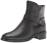Cole Haan Women's Wylie Bootie 45MM Rain Boot, Water Resistant Black Reef Floater/Black Outsole, 9.5