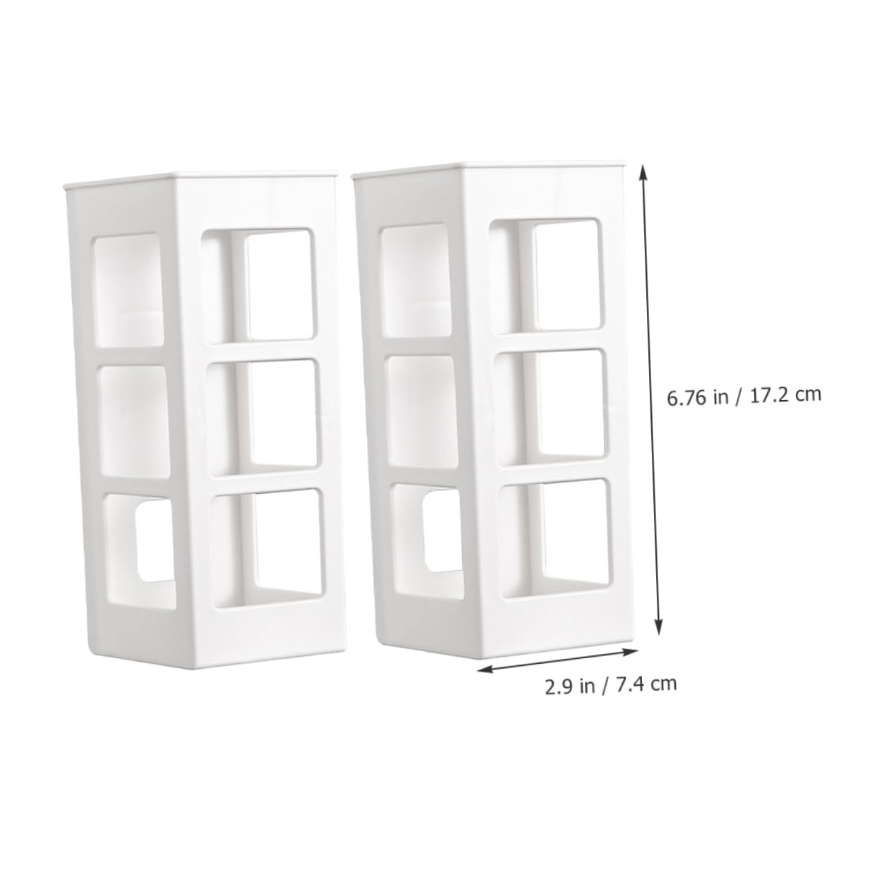 Alipis Wall Hair Tool Organizer 2pcs Hair Tool Storage Boxes Blow Dryer Holder Shelf Trays for Organizing