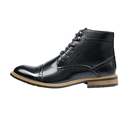 Image of Bruno Marc Men's Dress Ankle Motorcycle Boots