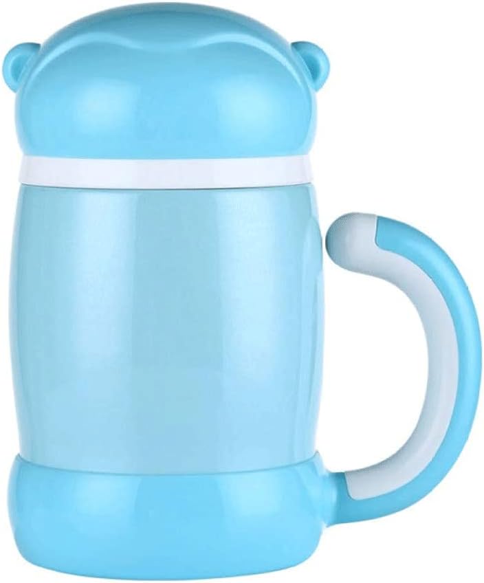 Wall Vacuum Stainless Steel Tumbler with Lid, Handle, Brush | Home, Office, School, Car Trip,(Onecolor)