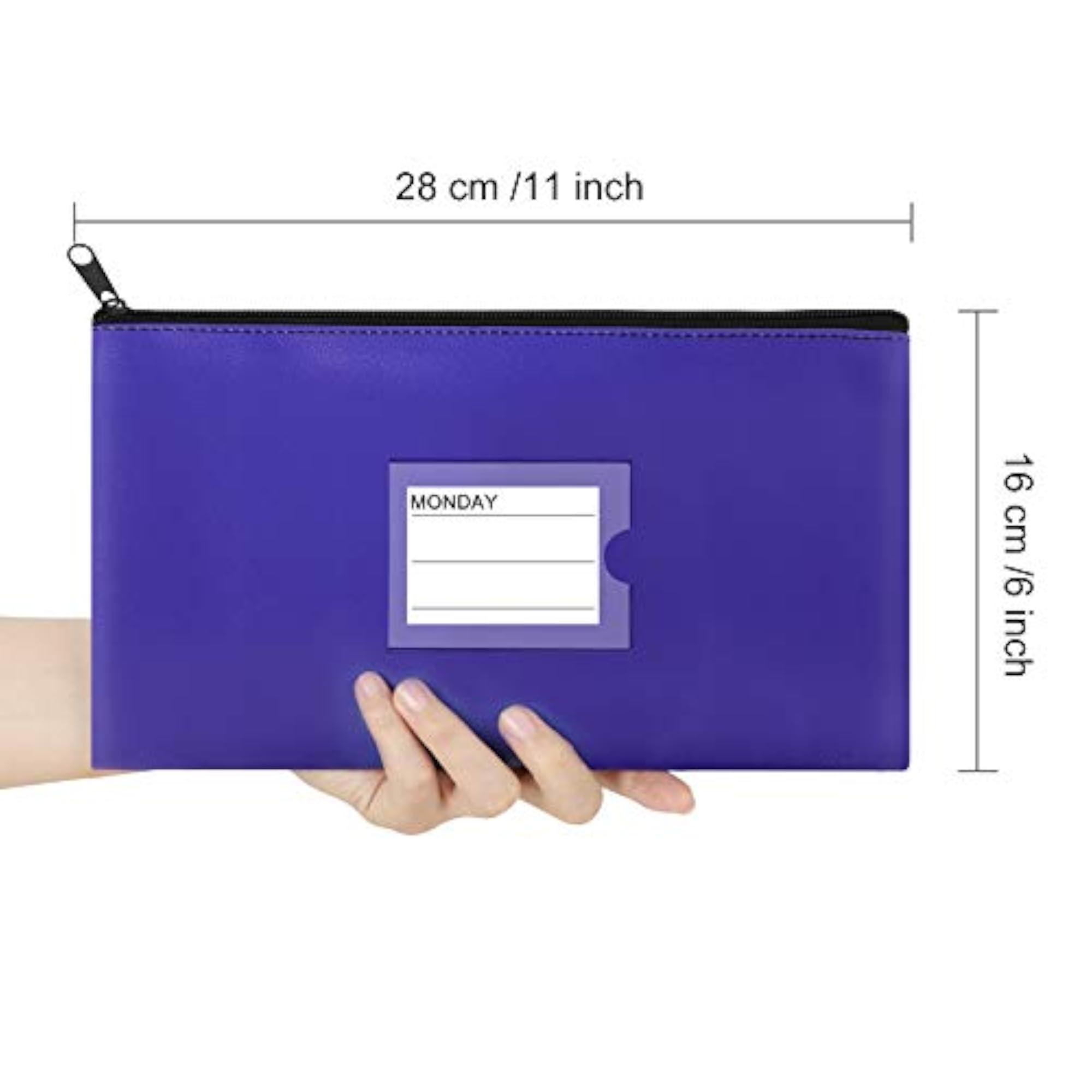 Heavy Duty Leatherette Money Bag, 4 Pack