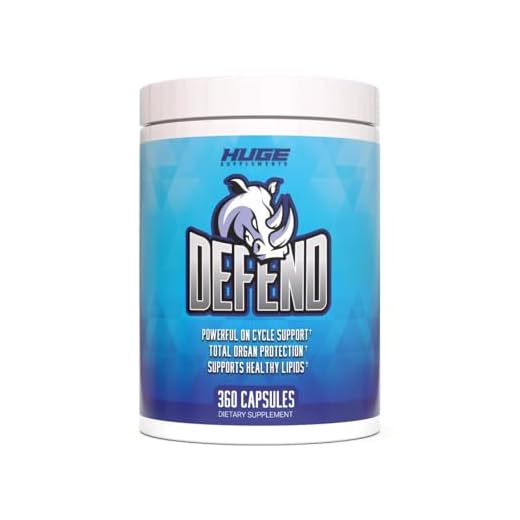 Huge Supplements Defend Cycle Support - Powerful On Cycle Support & Liver Assist - Milk Thistle, TUDCA, Hawthorn Berry & More (120 Capsules)