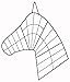 Horse Head Wreath Wire Form - Made in horse country!