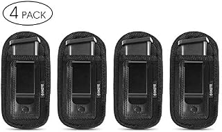 4-Pack Universal Magazine Holster Concealed Carry, IWB Handgun Mag Pouch, Single Double Stack