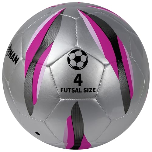 JPHNAN Size 4 Low Bounce Futsal Ball Indoor TPU Cover