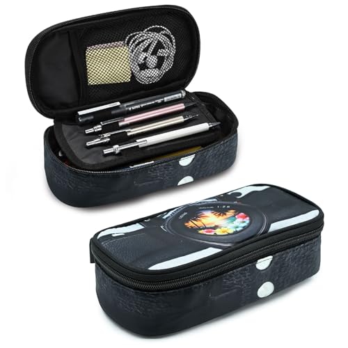 Camera Pattern Pencil Case