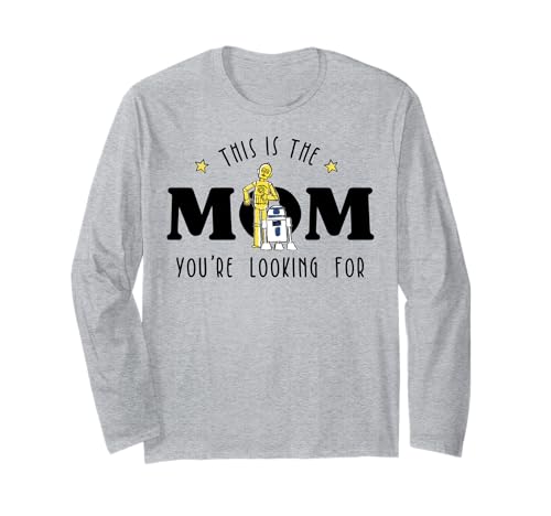 T-shirt Star Wars long sleeve maman : tenue décontractée et confortable