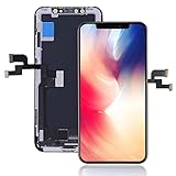 Modelo compatible: juego de pantalla para iPhone X de 5,8 pulgadas. Número de modelo en la parte posterior: A1865 A1901 A1902, no se puede utilizar en otros modelos.