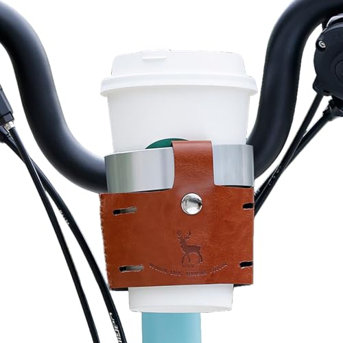 Soporte plegable para tazas de café para bicicleta, soporte ajustable para bebidas, soporte para botellas de manillar de vaso, agarre antideslizante, accesorio de ciclismo al aire libre para viajes