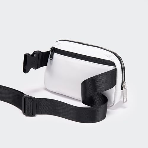 Image of Pander Belt Bag for Women, Fashion Waist Packs, Crossbody Bags, Everywhere Belt Bag with Adjustable Strap (White).
