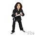 Sanabul Future Legends BJJ Gi for Kids Jiu Jitsu Gi Kimono for Children Youth Preshrunk Fabric & BJJ White Belt Included - Black/Blue, K3