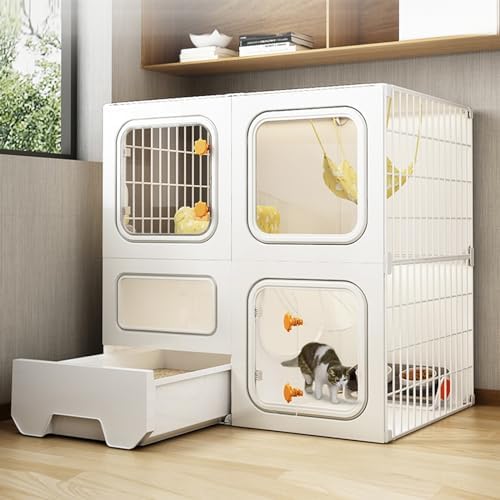 2 Tier Cat Cage Indoor,Removable Metal Kitten Cages El Salvador 2 Tier Cat Cage Indoor,Removable Metal Kitten Cages El Salvador
