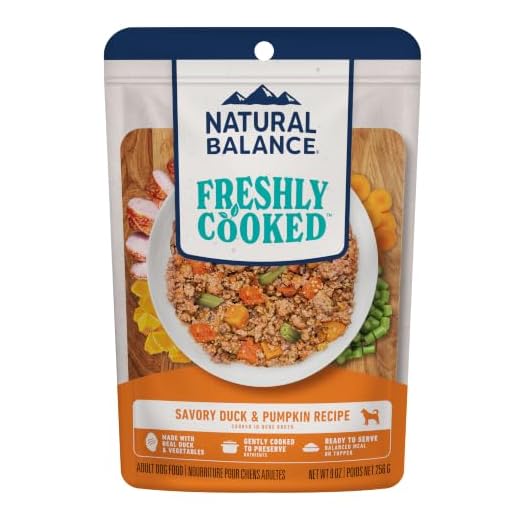 Natural Balance Platefulls Homestyle Adult Wet Dog Food, Savory Duck & Pumpkin Recipe Cooked in Bone Broth, 9 Ounce (Pack of 12)