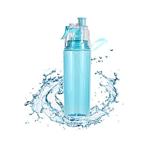 litulituhallo Bottle 600Ml Sport Mist Spray Water Bottle Leak-Proof Drinking Cup for Gym, Cycling Running Climbing Cover