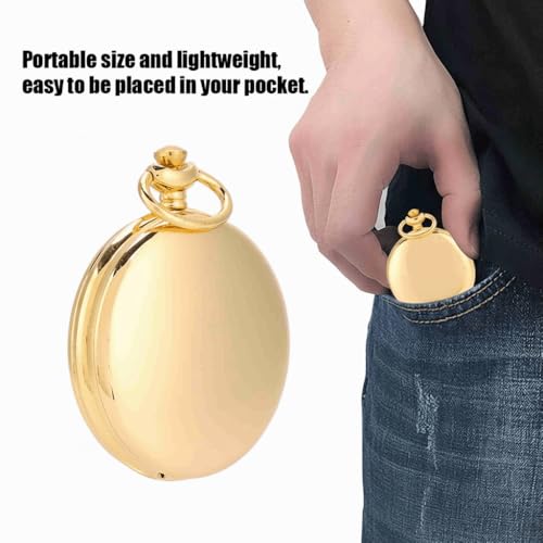 2 Pcs Golden Antique Navigation Compass Keychain – Water Proof Flip-Open Pocket Compass for Outdoor Camping & Hiking miniatura 6