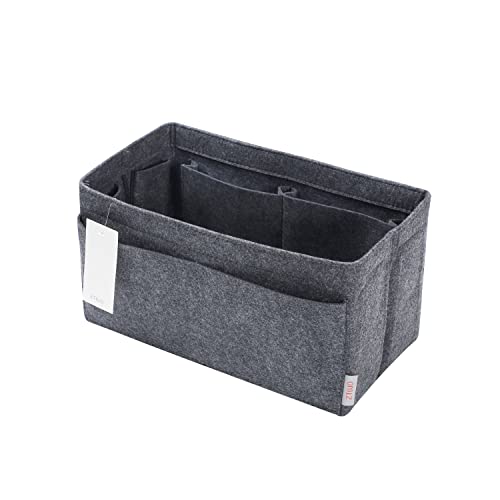 Image of Felt Purse Organizer, Multi Pocket Bag in Bag Organizer For Tote & Handbag Shaper, Speedy 30, Speedy 35 and Speedy 40,X-Large, Grey