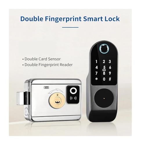 Serrure Intelligente à Code Wi-Fi et Empreinte Digitale pour Portail