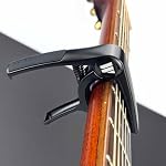 WINGO Guitare Capo pour guitares acoustiques et électriques, Ukulele, Mandolin, Banjo - Noir.
