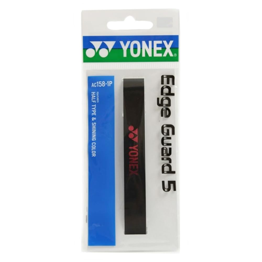 YONEX Edge Guard 5 (1 Racket) AC1581P (181) Black x Pink : 0