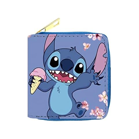 Cartera Plegable Miotlsy Stitch Dibujos Animados Cover