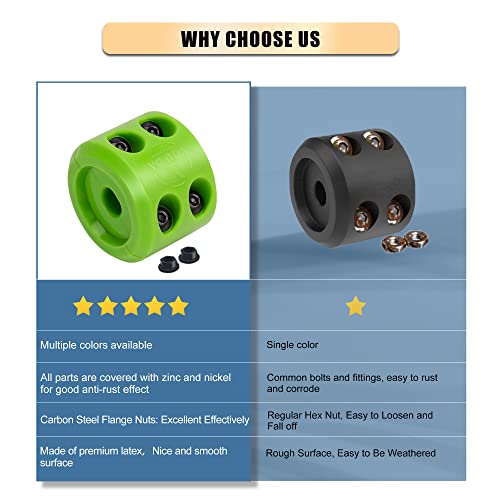 Y You Da Safe & Sound Winch Cable Hook Stopper, Silicone Rubber Stopper Protects Synthetic Winch Rope, Towing Hook, Cable Line For Atv Utv, Green #TOP3