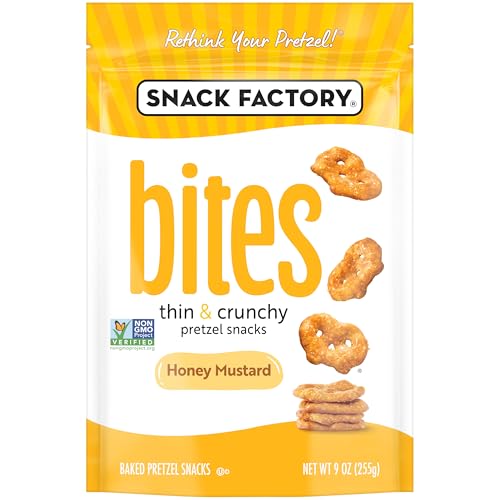 Snack Factory Honey Mustard Bites, 9 Oz Bag