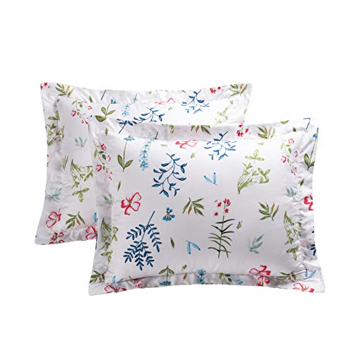 Shatex King Comforter 3 Piece King Size Bed Comforter Set Bedding Comforter Sets Flower Printed Comforter– Ultra Soft 100% Microfiber Polyester – Flower Pattern Comforter with 2 Pillow Shams - Thumbnail 6