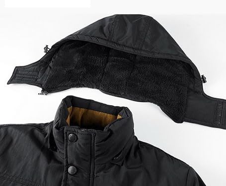 Jaqueta masculina de esqui de montanha corta-vento à prova de vento casaco de neve quente para inver