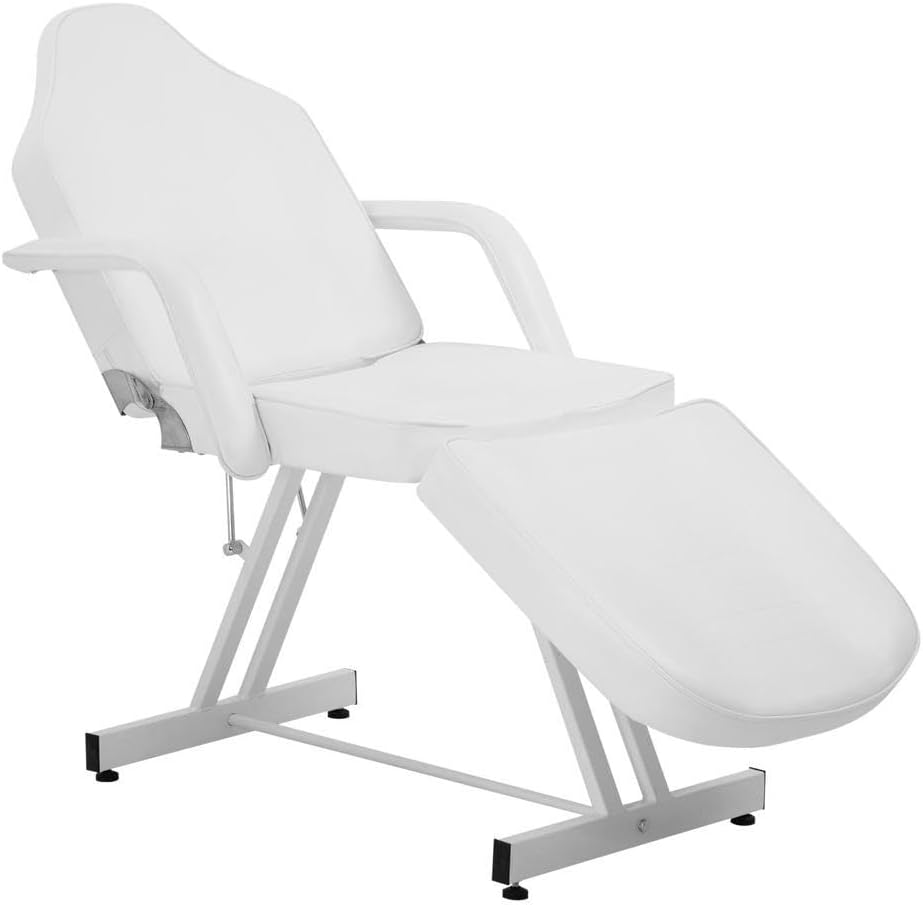 Professional Facial Table Bed Chair White Color for Beauty Salon Facial Massage Therapy Treatment Use : Beauty & Personal Care
