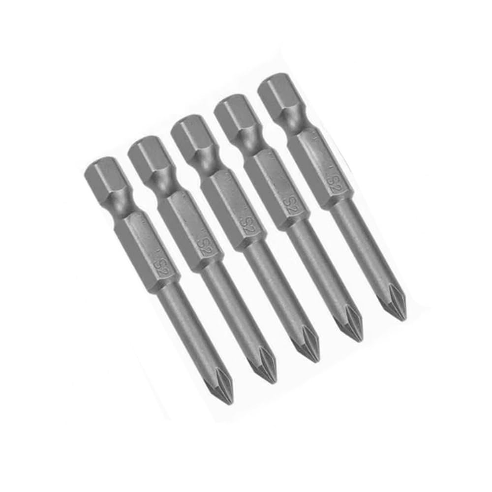 Ruxyoie 5Pcs Ph1 15Pcs Magnetic Phillips Bit Set Chrome Vanadium Steel 50Mm