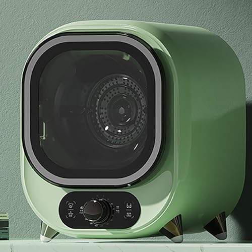 Secadora De Condensador Portátil, Mini Secadora De 0.8kg De Capacidad, Doble Protección De Control De Temperatura, 35 Decibelios Bajos Secado,Uso En Encimera O Pared,Para Casa Apartamento Dormitorio
