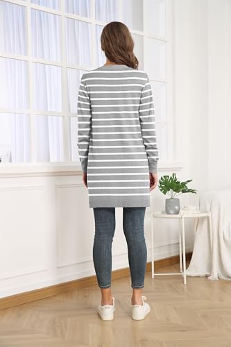 Image of VIISHOW Women's Classic Cardigans Long Sleeve Open Front Casual Knit Cardigan Sweaters Coat Soft Outwear