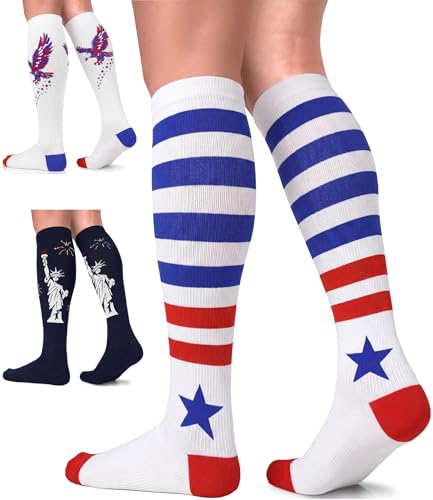 Image of FuelMeFoot 3 Pack Copper Compression Socks - Compression Socks Women & Men Circulation - Best for Medical,Running,Athletic