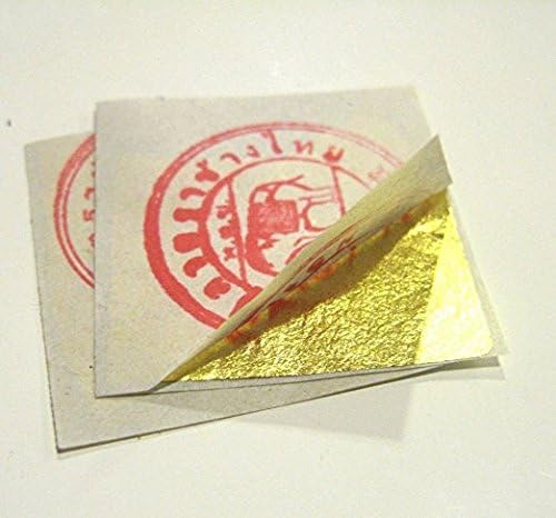 20 x Gold Leaf Leaves 24K Carat PURE 99.9% for SPA Facial Mask Anti Aging 3.x3cm By Good Friend.