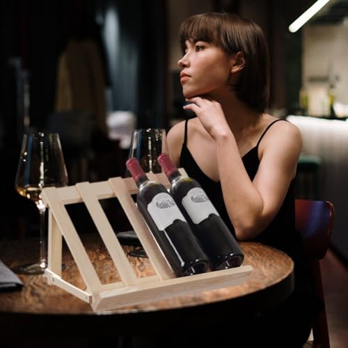 Présentoir à vin de comptoir pour salons élégants