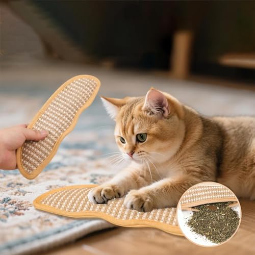 Juguete activo para gatos con cojín de sisal de alta resistencia 6