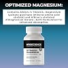 MYOXCIENCE Optimized Magnesium Glycinate + Magnesium Taurate (as ATAmag) for High Brain Bioavailability to Support Stress Relief and Sleep | 80 Servings