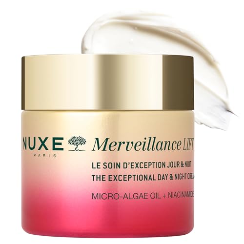 Nuxe Merveillance Lift Day & Night Cream With Niacinamide and Botanical Extracts for Firming and Wrinkle Correction, 2.5 Fl Oz