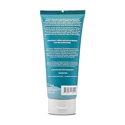 MELORA Manuka Honey Body Wash (7 Oz) - Moisturizing Skin Care Body Soap with Manuka Honey & Oil for Acne, Dry, or Sensitive Skin - Moisturizing Travel Size Shower Gel for Women & Men