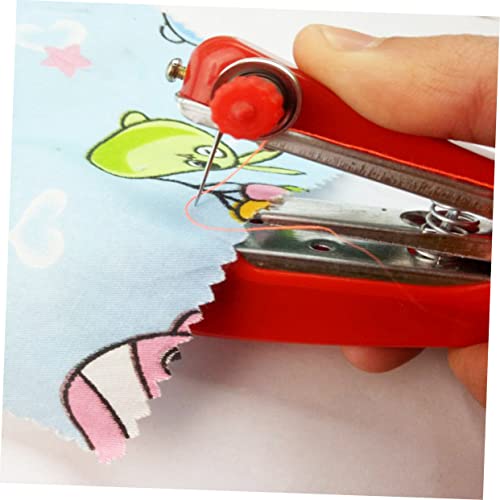 Operitacx Draagbare Naaimachine Mini-Naaimachine Zweetbestendig Draadloos Naaien Naaimachines Voor Thuis Naaimachine Voor Kinderen Mini-Naaiset Handnaaimachine Voor Buitenreizen - Image 6
