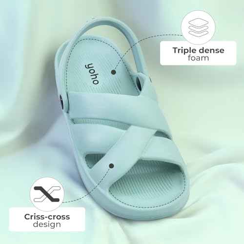 Image of YOHO Wanderz Clogs for Women | Soft EVA Cushioned Footbed | Lightweight with Bold Sole, Waterproof