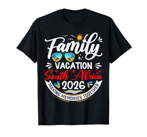 Family Vacation South Africa 2026 Matching Vacation 2026 T-Shirt