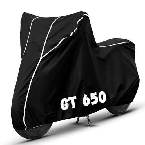 Image of Bike Cover for Continental GT 650 100% Waterproof, Dustproof & Scratch Resistant| Fully Bottom Elastic UV Resistant Heavy Duty Body Cover | All Weather Outdoor Use